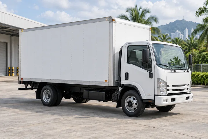 Illustrative box truck