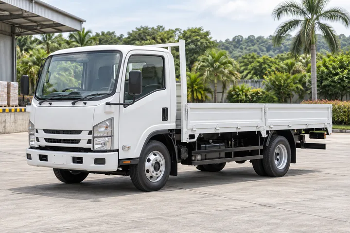 Illustrative flatbed truck
